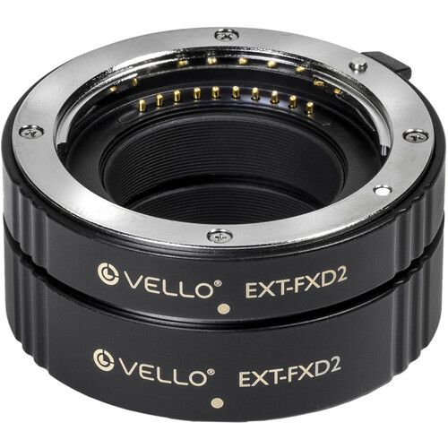  Vello Deluxe Auto Focus Extension Tube Set for FUJIFILM X-Mount, Version II