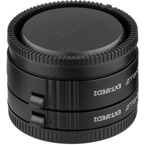  Vello EXT-SFED2 Auto Focus Extension Tubes for Sony E-Mount Lenses