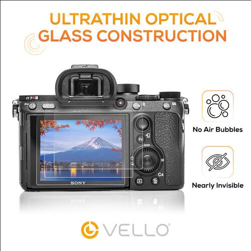  Vello LCD Screen Protector Ultra II for Sony a7R V or a9 III Camera