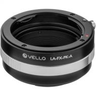 Vello Pentax K Lens to FUJIFILM X-Mount Camera Lens Adapter with Aperture Control