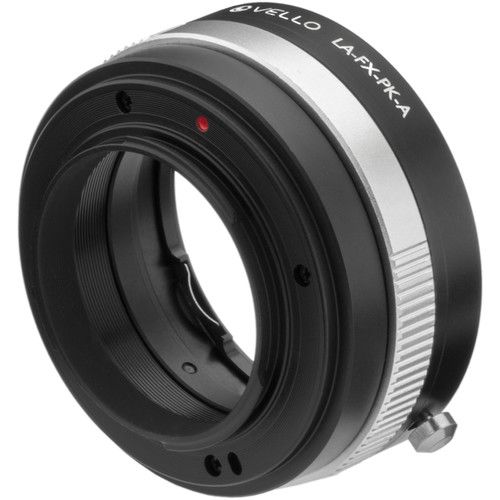 Vello Pentax K Lens to FUJIFILM X-Mount Camera Lens Adapter with Aperture Control