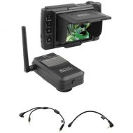 Vello FreeWave Viewer VL Wireless Live View Remote Kit with AV/Shutter & Infrared Cables for Canon 5D Mark II