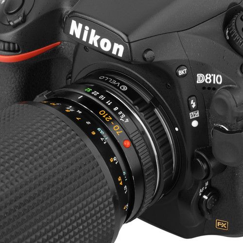  Vello Minolta MD Lens to Nikon F-Mount Camera Lens Adapter