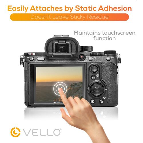  Vello LCD Screen Protector Ultra II for Canon EOS R7, R6 II, or R6 Camera