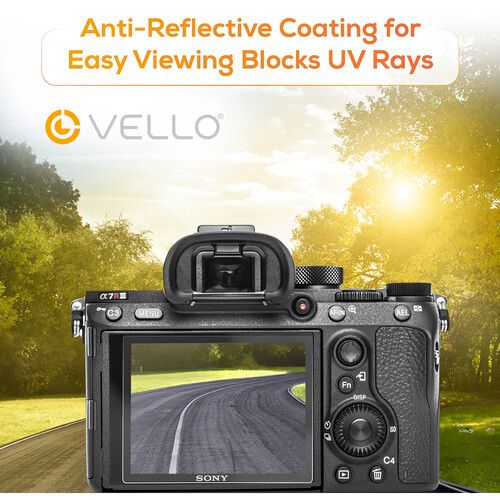  Vello LCD Screen Protector Ultra II for Canon EOS R7, R6 II, or R6 Camera