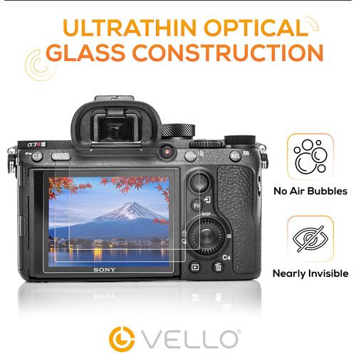  Vello LCD Screen Protector Ultra II for Canon EOS R7, R6 II, or R6 Camera