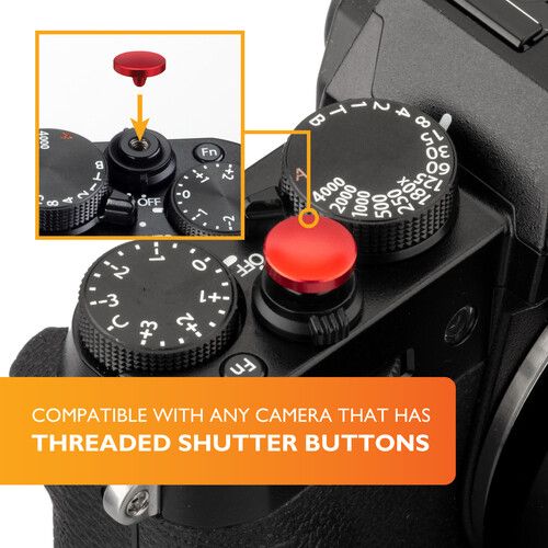  Vello 2X Soft Shutter Button Set (Red)