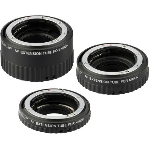  Vello Auto Extension Tube Set for Nikon F