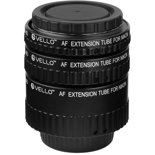  Vello Auto Extension Tube Set for Nikon F