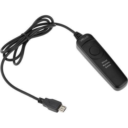  Vello RS-F1II Wired Remote Switch for Select Cameras with FUJIFILM Micro-USB Connector