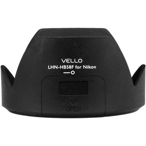 Vello HB-58F Dedicated Lens Hood with Filter Access Panel