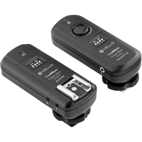  Vello FreeWave Fusion Basic Wireless Flash Trigger with Two Receivers Kit for Canon Cameras