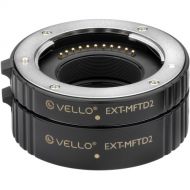 Vello EXT-MFTD2 Auto Extension Tube Set for Micro 4/3 Mounts and Lenses