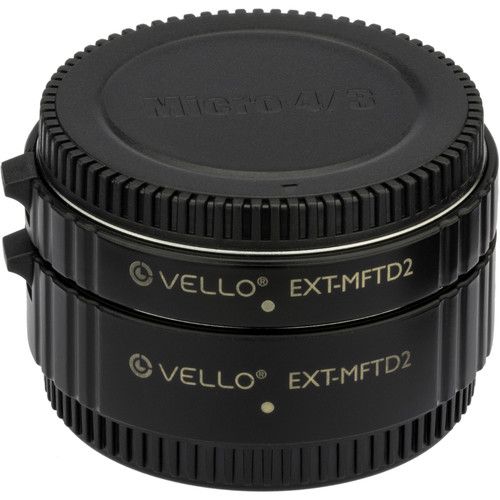  Vello EXT-MFTD2 Auto Extension Tube Set for Micro 4/3 Mounts and Lenses