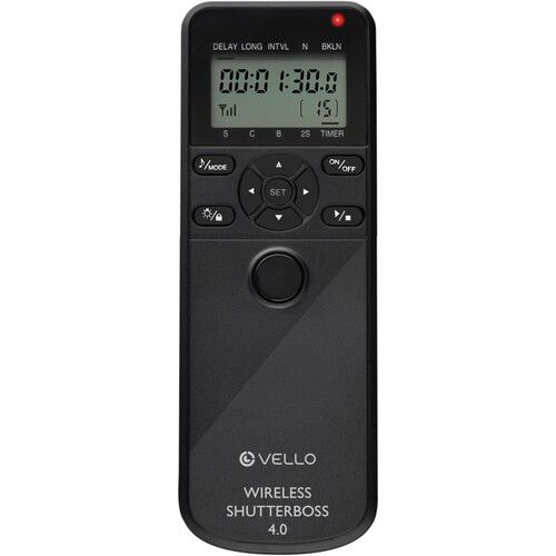  Vello Wireless ShutterBoss 4.0 Remote Timer and Trigger for Select Nikon Cameras