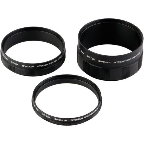  Vello Manual Extension Tube Set for Canon EF/EF-S-Mount