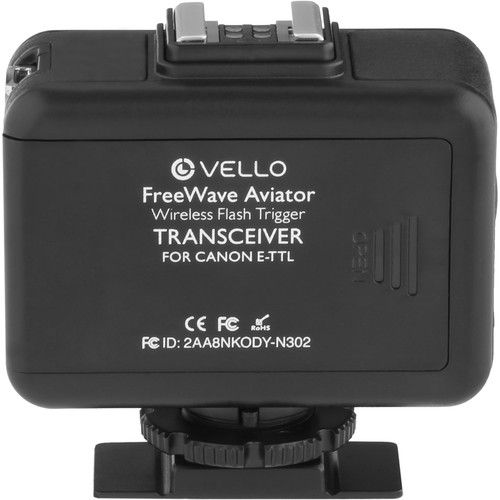  Vello FreeWave Aviator Wireless Flash Trigger Transceiver for Select Canon
