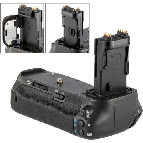  Vello BG-C10-2 Battery Grip for Canon 70D, 80D, and 90D DSLR Camera