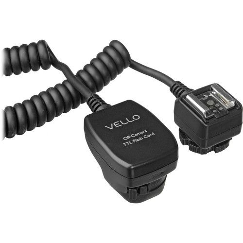  Vello Speedy Camera Rotating Flash Bracket with TTL Off-Camera Flash Cord for Canon EOS Cameras (1.5') Kit