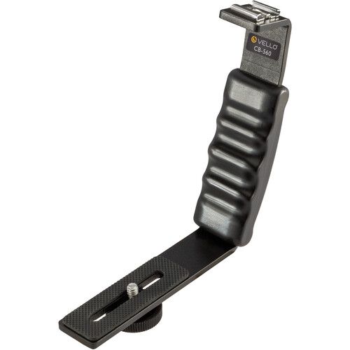  Vello Dual Cold Shoe Bracket with Grip