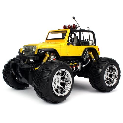  Velocity Toys Jeep Wrangler Remote Control RC Truck 1:16 Scale Big Size Off Road Monster Truck, High Quality by Velocity Toys