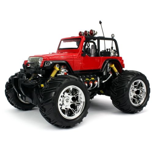  Velocity Toys Jeep Wrangler Remote Control RC Truck 1:16 Scale Big Size Off Road Monster Truck, High Quality by Velocity Toys