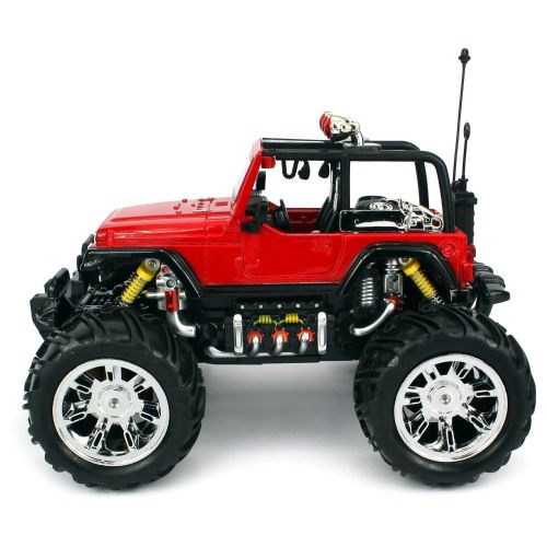  Velocity Toys Jeep Wrangler Remote Control RC Truck 1:16 Scale Big Size Off Road Monster Truck, High Quality by Velocity Toys