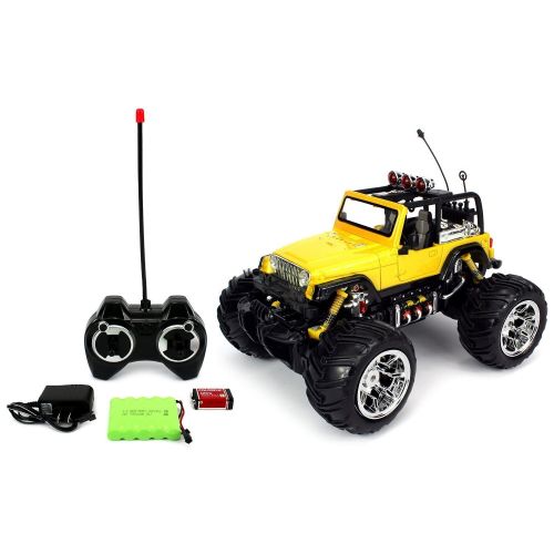  Velocity Toys Jeep Wrangler Remote Control RC Truck 1:16 Scale Big Size Off Road Monster Truck, High Quality by Velocity Toys