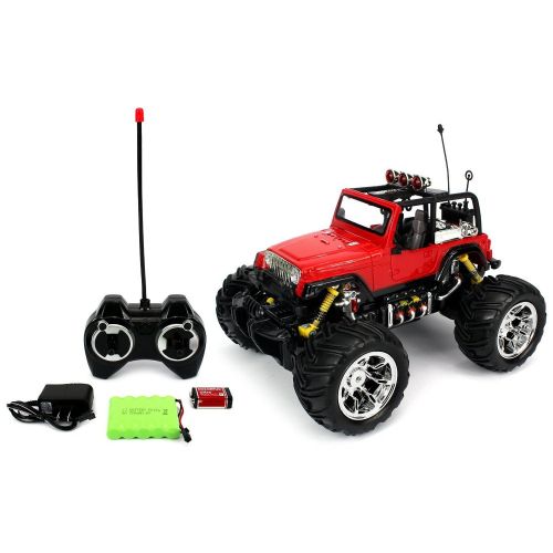  Velocity Toys Jeep Wrangler Remote Control RC Truck 1:16 Scale Big Size Off Road Monster Truck, High Quality by Velocity Toys