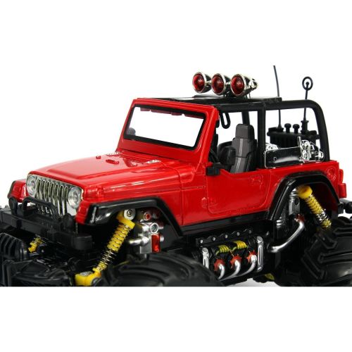  Velocity Toys Jeep Wrangler Remote Control RC Truck 1:16 Scale Big Size Off Road Monster Truck, High Quality by Velocity Toys