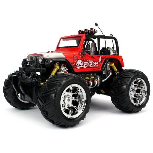  Velocity Toys Graffiti Jeep Wrangler Remote Control RC Truck Big 1:16 Size Off-Road Monster RTR by Velocity Toys