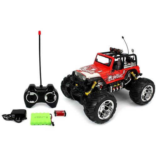  Velocity Toys Graffiti Jeep Wrangler Remote Control RC Truck Big 1:16 Size Off-Road Monster RTR by Velocity Toys