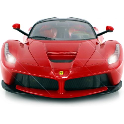  Velocity Toys Licensed Ferrari LaFerrari Limited Edition Electric Remote Control Car 1:14 Scale Ready to Run RTR w Vertical Opening Doors (Colors May Vary)