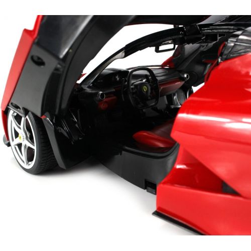  Velocity Toys Licensed Ferrari LaFerrari Limited Edition Electric Remote Control Car 1:14 Scale Ready to Run RTR w Vertical Opening Doors (Colors May Vary)