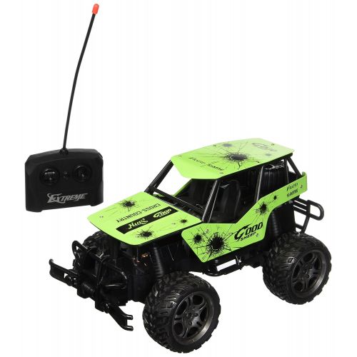  Velocity Toys Championship Racing Battery Operated Remote Control Toy RC Green Buggy 1:16 Scale Size Ready to Run