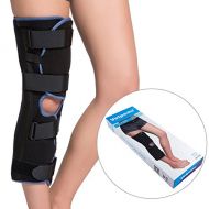 Velpeau Knee Immobilizer - 20 Length - Suitable For Sleep - Full Leg Brace - Straight Knee Splint -...