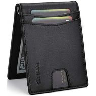 [아마존 핫딜] Vemingo Minimalist Slim Wallets for Men Genuine Leather Bifold Wallet with Money Clip RFID Blocking Front Pocket Wallet