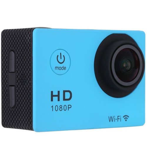  Vemont WIFI Full HD Action Kamera 2,0 Zoll Bildschirm, 12MP 1080P 30m/98 Fuss Wasserdichte Sports Kamera 170°Weitwinkel mit Zubehoer Kits