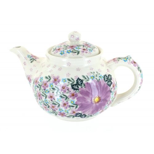  Vena Polish Pottery Lilac Garden Teapot