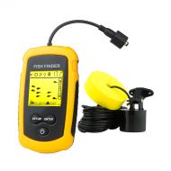 Venterior VT-FF001 Portable Fish Finder, Handheld Fishfinder Fish Depth Finder with Sonar Sensor Transducer and LCD Display