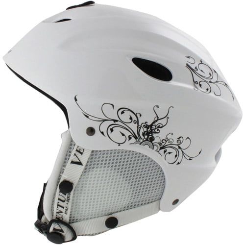  Ventura SkiingSnowboarding White Helmet, Youth