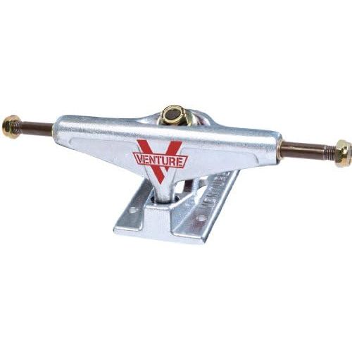  Venture 5.25 Hi Polished Skateboard Truck (Silver, Set of 2)