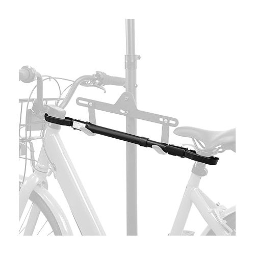  Bike Bicycle Top Tube Cross-bar Frame Adjustable Adapter for Bike Car Rack or Home Storage Stand - Great for Y-Frame Kids Ladies Dual Suspension Cruiser Small Mountain Road Bikes Capacity 18kg/39.7Lbs