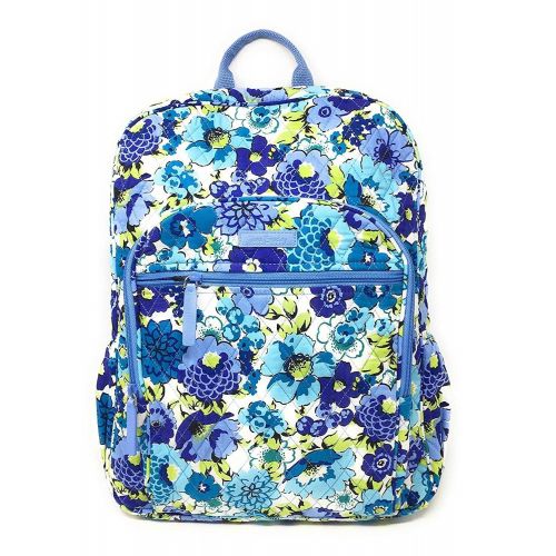  Vera+Bradley Vera Bradley Lighten Up Campus Backpack Blueberry Blooms