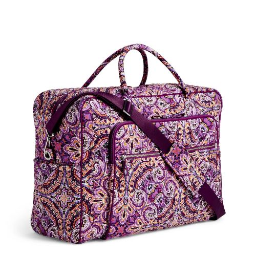  Vera+Bradley Vera Bradley Iconic Grand Weekender Travel Bag, Signature Cotton