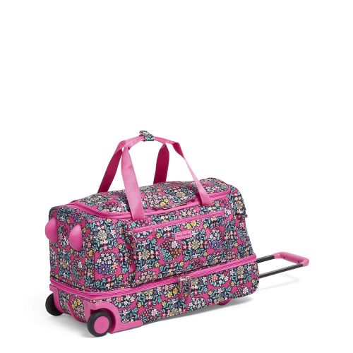  Vera+Bradley Vera Bradley Lighten Up Foldable Rolling Duffel