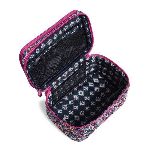  Vera+Bradley Vera Bradley Iconic Brush Up Cosmetic Case, Signature Cotton