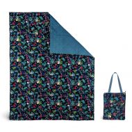 Vera Bradley Picnic Blanket Mat | 2 in 1 Foldable Tote Bag with Pocket |