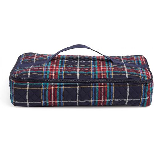  Vera Bradley Women's Cotton Heat Resistant Casserole Carrier, Tartan Plaid - Recycled Cotton, One Size