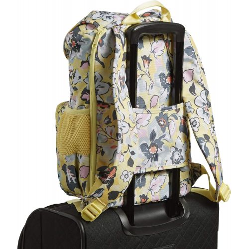  Vera Bradley womens Recycled Lighten Up Reactive Daytripper Backpack Bookbag, Sunny Garden, One Size US